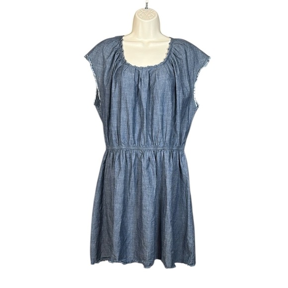 LC Lauren Conrad‎ Blue Midi Dress XL - Picture 1 of 14